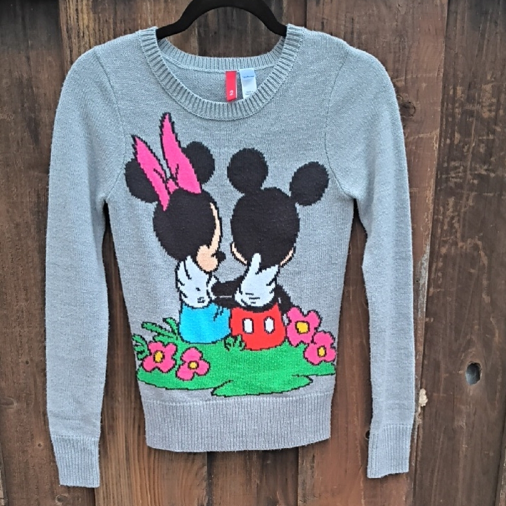 H&M Disney Mickey and Minnie Mouse Sweater Size 2